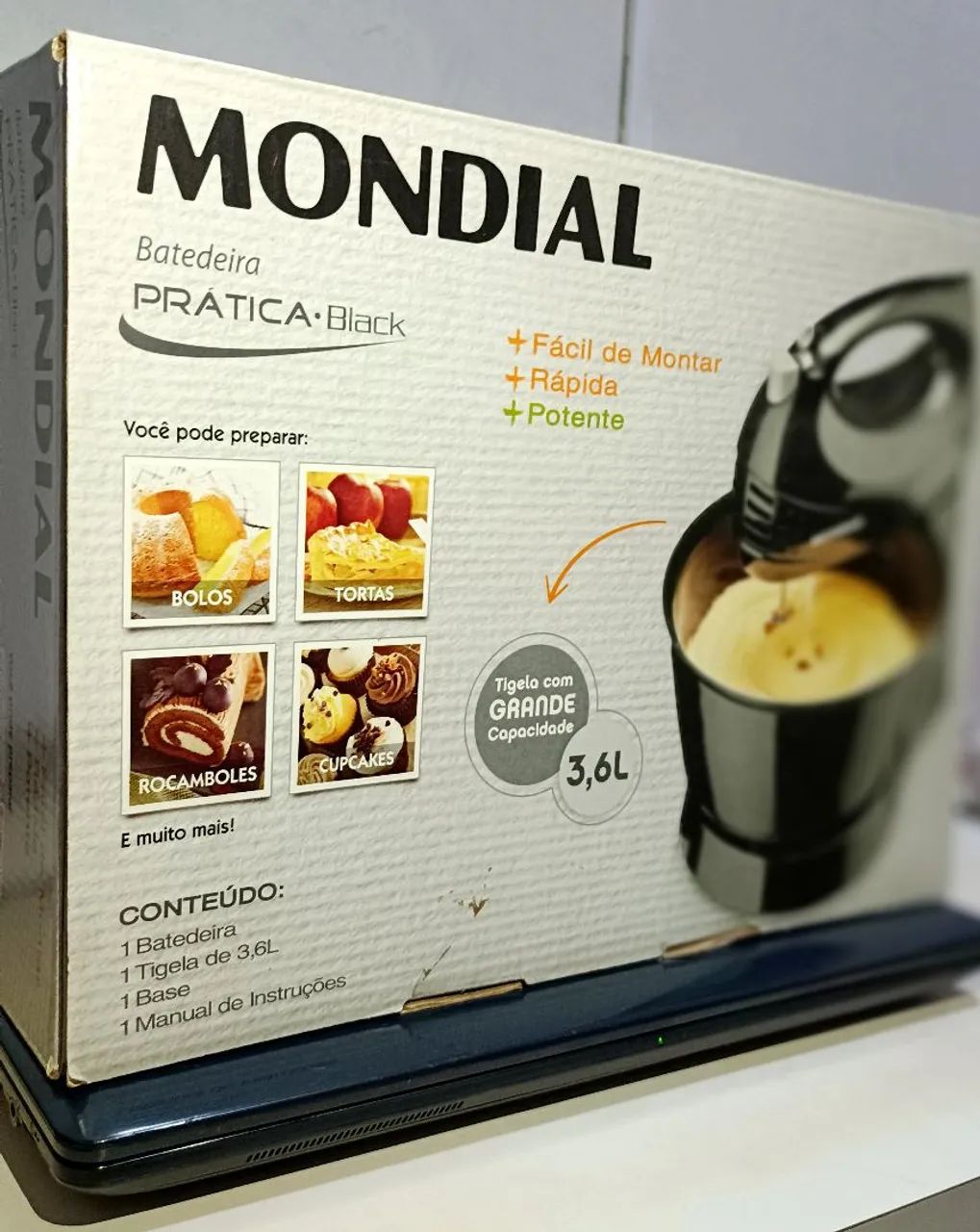 Batedeira Mondial Prática Black  - Foto 2