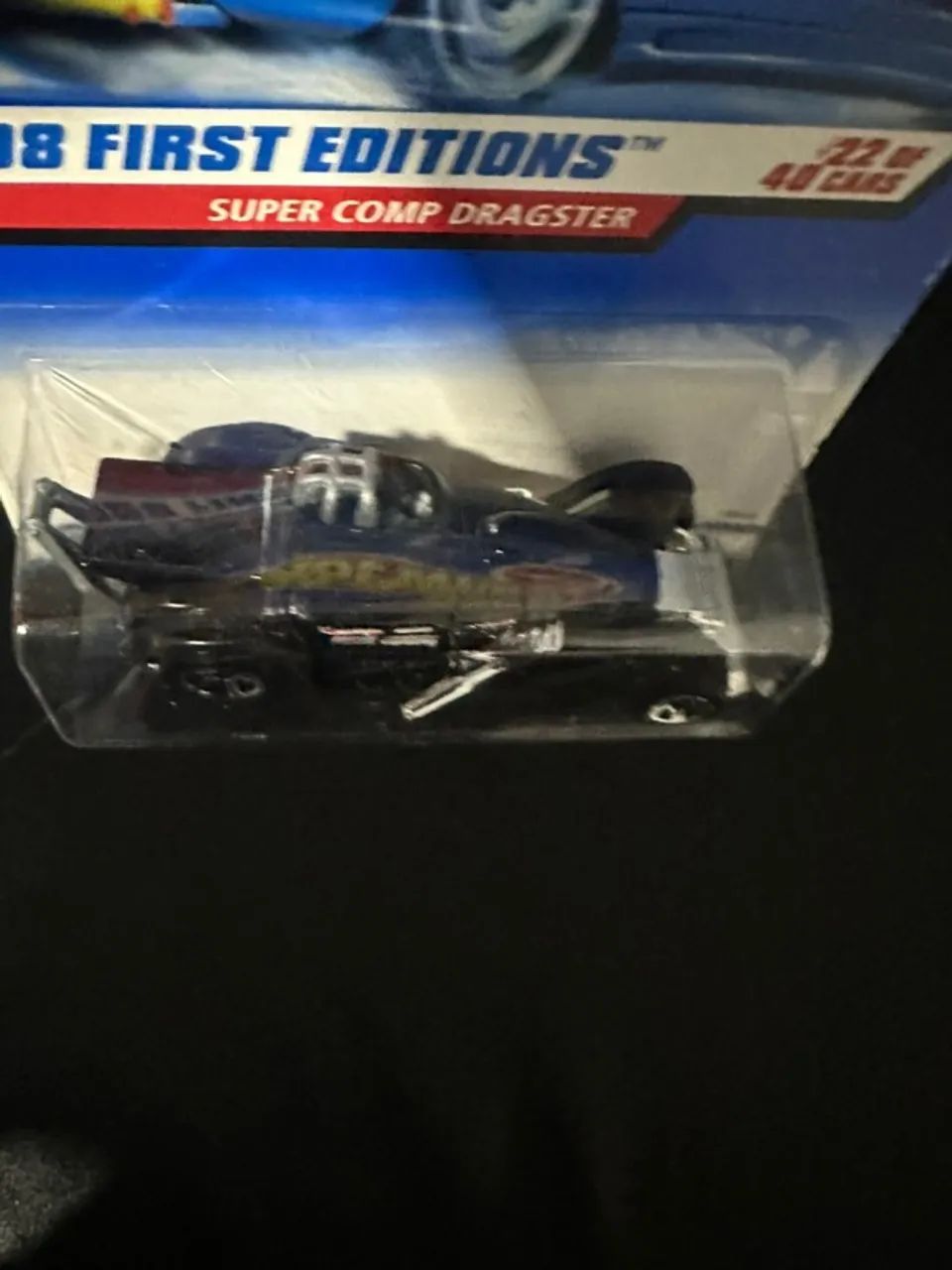 Hot Wheels Mainline Super Comp Dragster Preto - Foto 3