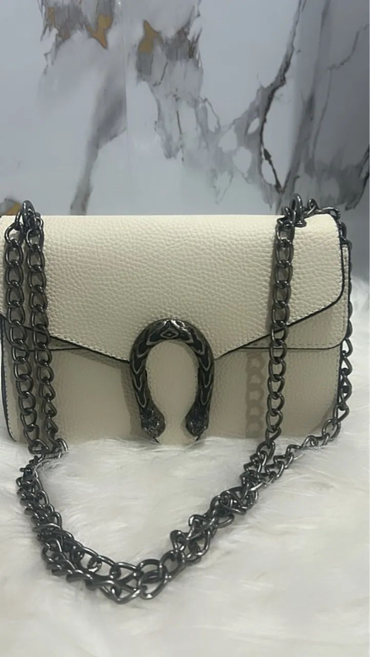 Bolsa de Ombro Off White NOVA!!! 140 - Foto 2
