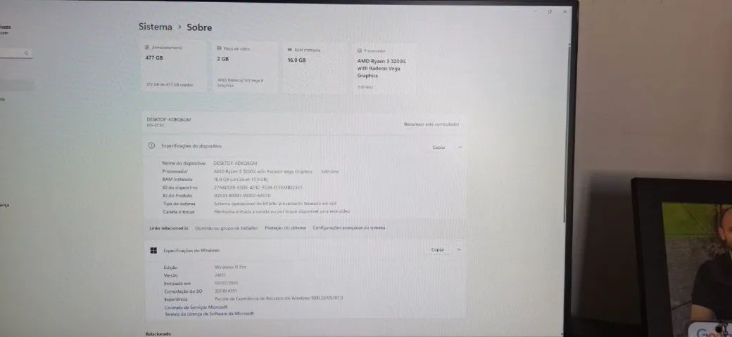 Computador Gamer + Monitor - Foto 2