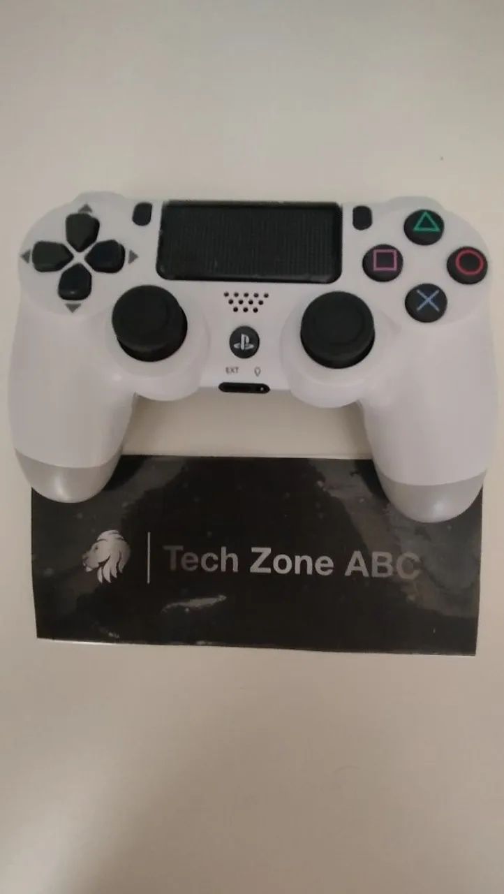 Controle DualShock 4 PS4 Branco - Novo - Foto 2
