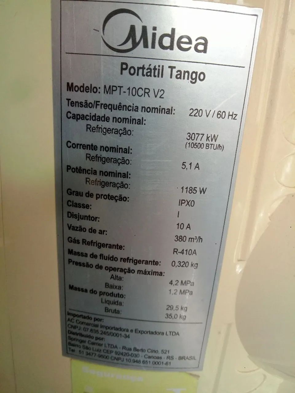 Ar condicionado portátil Midea - Foto 2