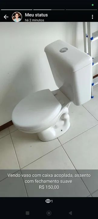 Vaso Sanitário com Caixa Acoplada