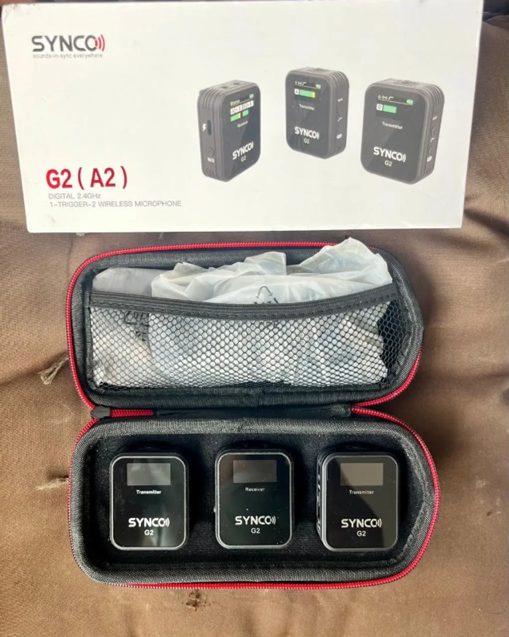 Microfones Synco G2 A2 Lapela
