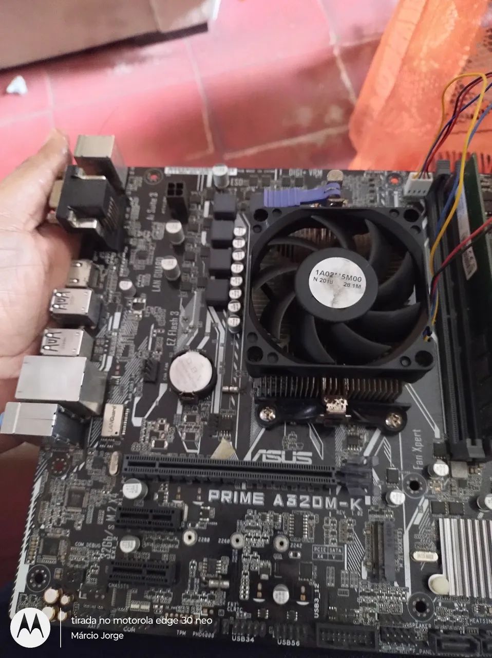 Kit placa mãe e processador 64312621608066120