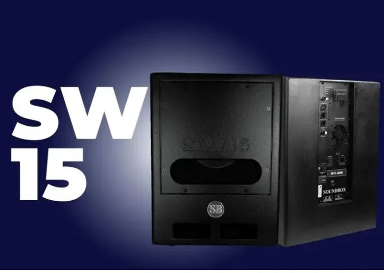 Par de Subwoofer SWX 15 Ativo e Passivo 1000w - Foto 2