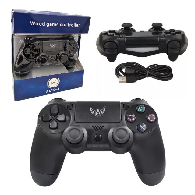 Controle Para PS4 Wireless, com Vibrador Sem Fio - Foto 5