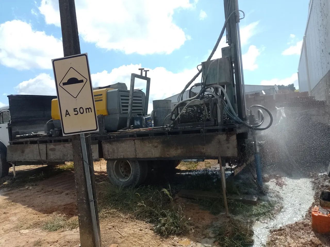 Máquina pra perfuração de poço semi artesiano até 120 metros - Foto 3