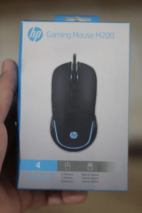 Mouse Gamer DPI 2.400 Ajustável HP M200 - Foto 3