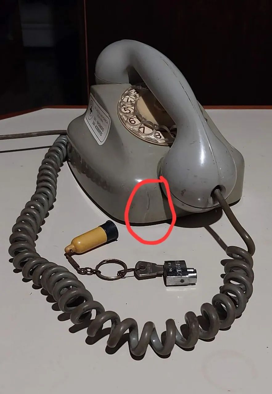 Telefone Antigo de Disco Siemens  - Foto 2