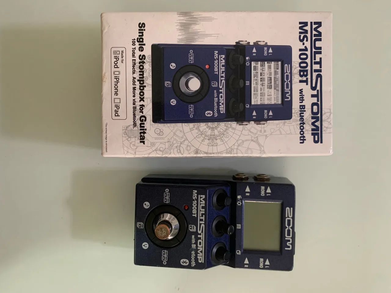 Zoom MS-100BT MultiStomp Guitar Effects Pedal - Instrumentos