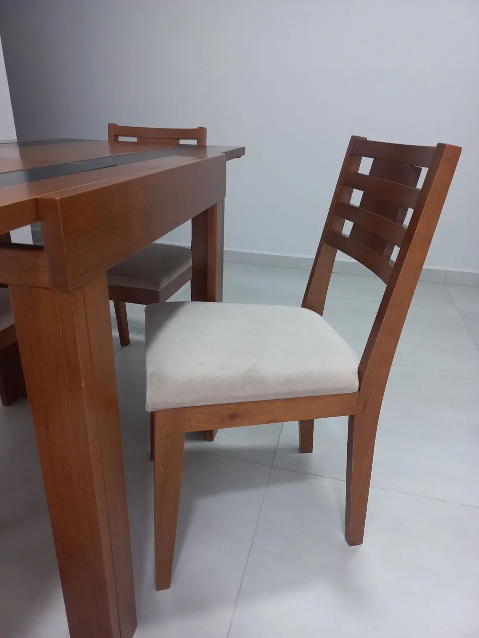 Jogo de mesa de madeira  - Foto 2