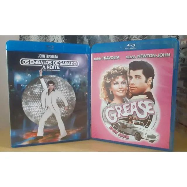 Bluray Pack Os Embalos de Sábado a noite + Grease Nos Tempos da Brilhantina