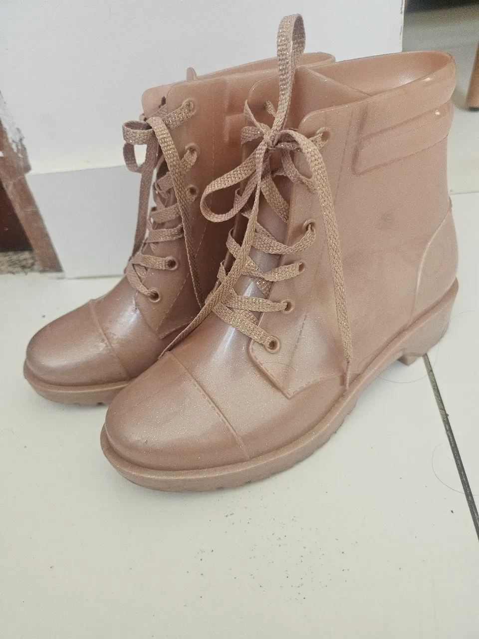 Bota Infantil - Rosa Glitter