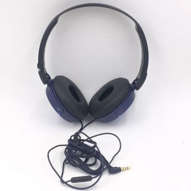 Fone fio Sony MDR-ZX310AP azul   - Foto 3