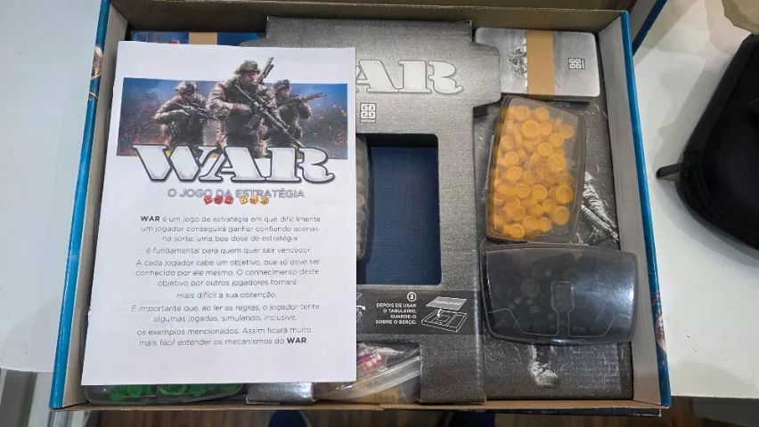 Jog tabuleiro WAR - usado 1x - Completo - Foto 2