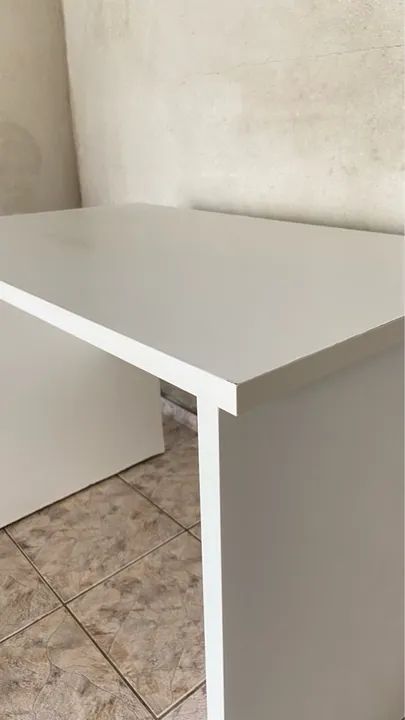 Mesa de Escritório Branca - Foto 2