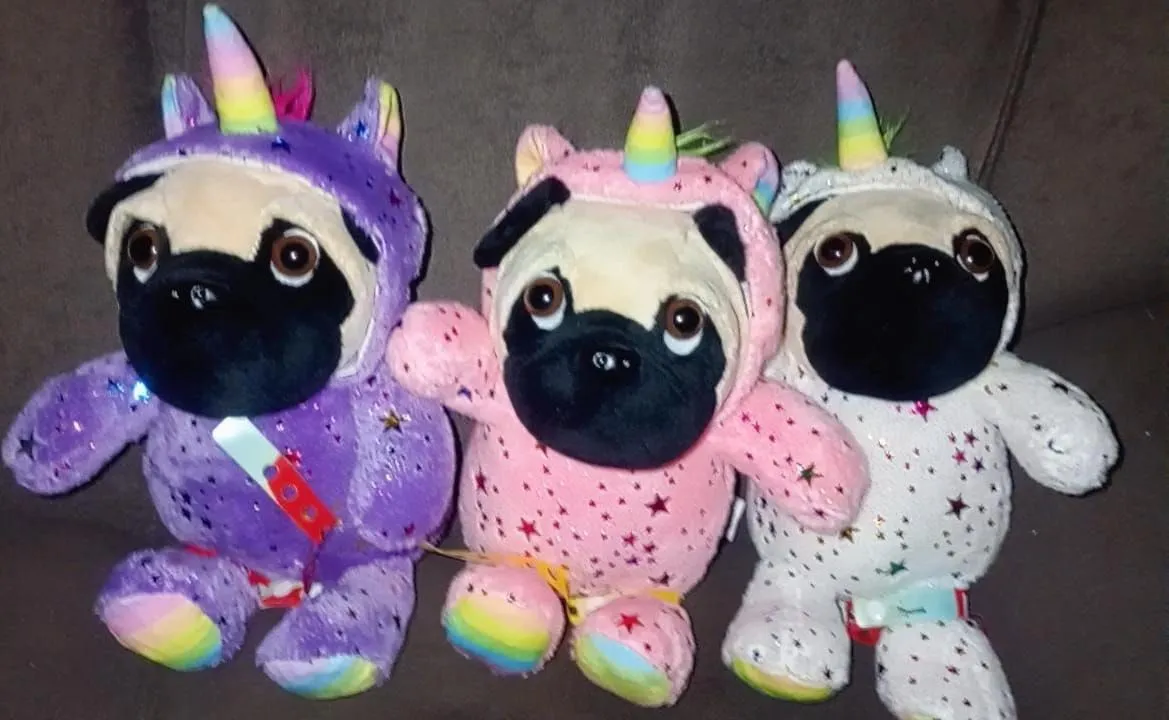 Pelúcias de Pug Unicórnio - Lindas e Divertidas!