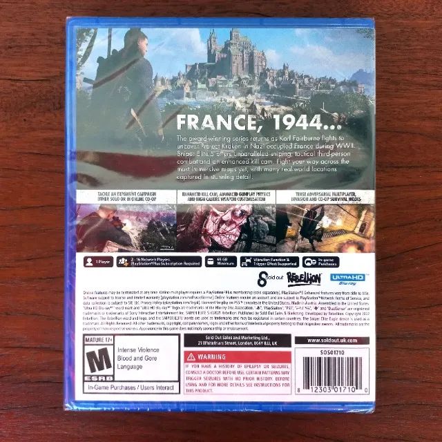 Sniper Elite 5 PS5 LACRADO - Foto 2