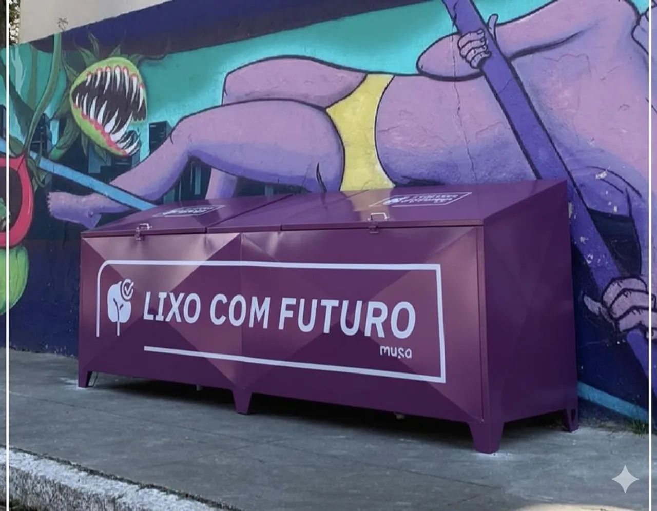 Lixeira grande capacidade 2900lts