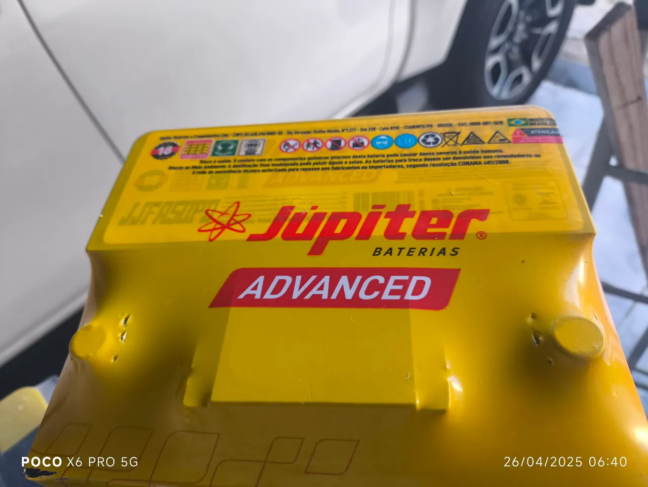 BATERIA PARA ÔNIX DE 75 E 50 AH