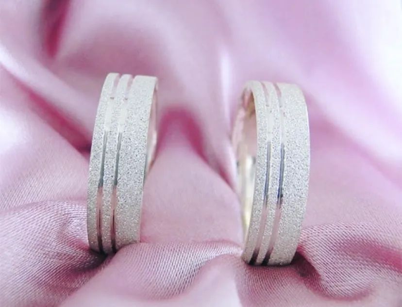 Aliança de Prata 950 (com nota fiscal) - Foto 6