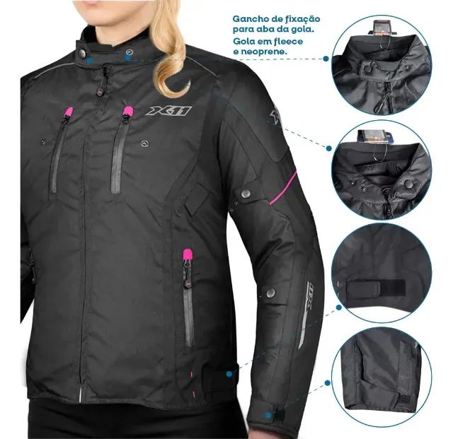 Motociclista Feminina Jaqueta De Motociclista Usada Olx Jaqueta