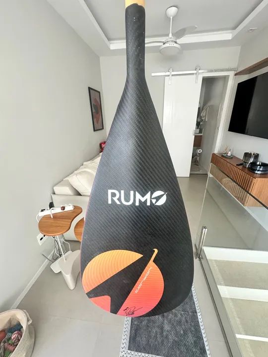 Remo canoa havaiana rum carbono pouco uso - Foto 5