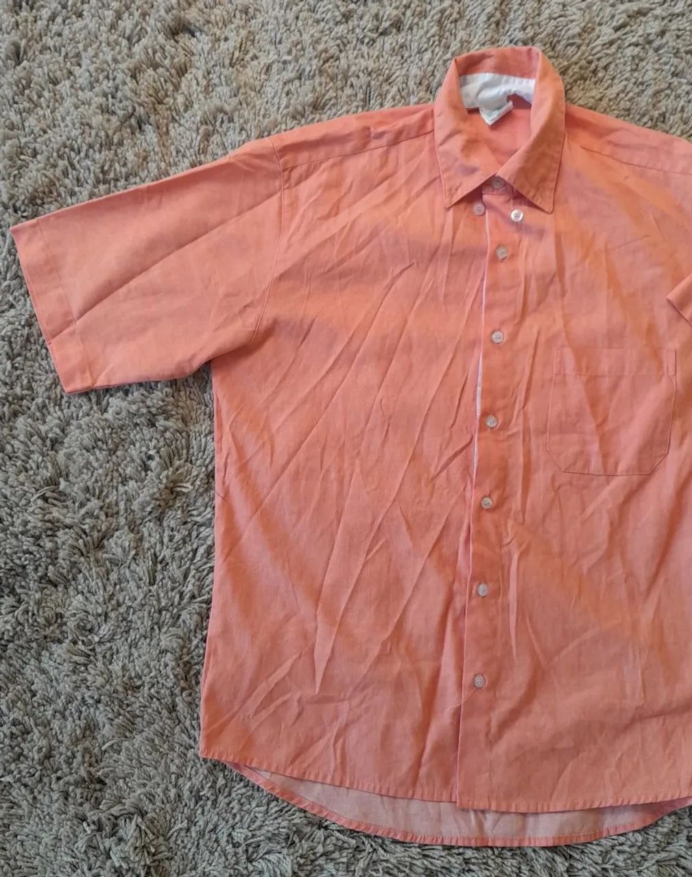 Camisa manga curta laranja - Foto 3