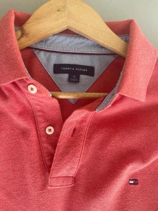 Camisa Polo Tommy Hilfiger Salmão