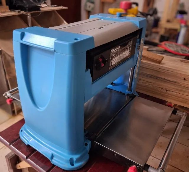 Plaina Desengrosso/Desengrossadeira de Bancada 1500w G683br Gamma - [110v] - Foto 3