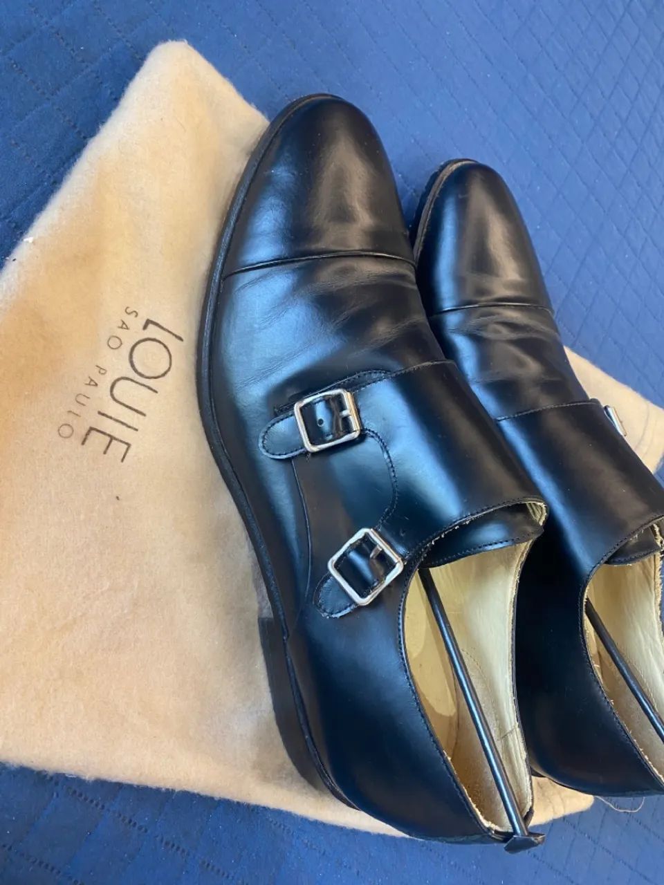 Sapato Social Monk Strap Preto LOUIE - Foto 4