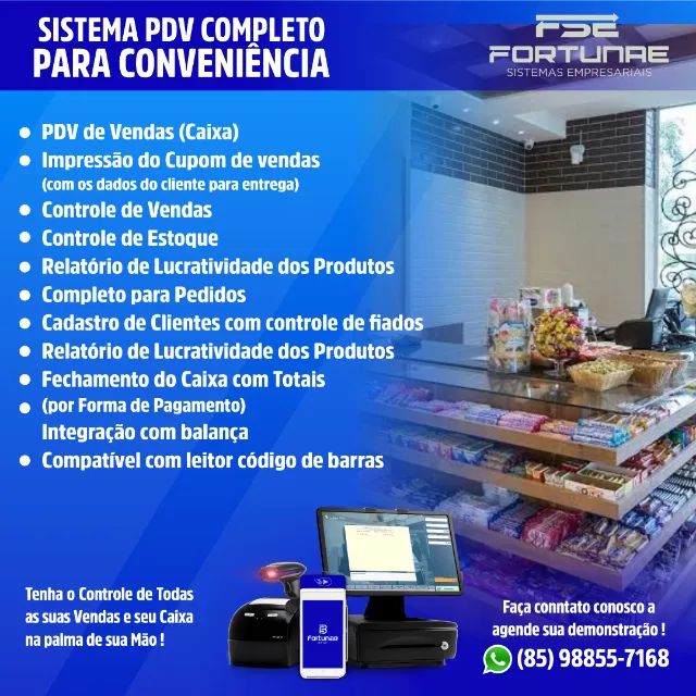 SISTEMA PARA ADMINISTRAR SUA LOJA DE CONVENIÊNCIA ATÉ MESMO PELO CELULAR
