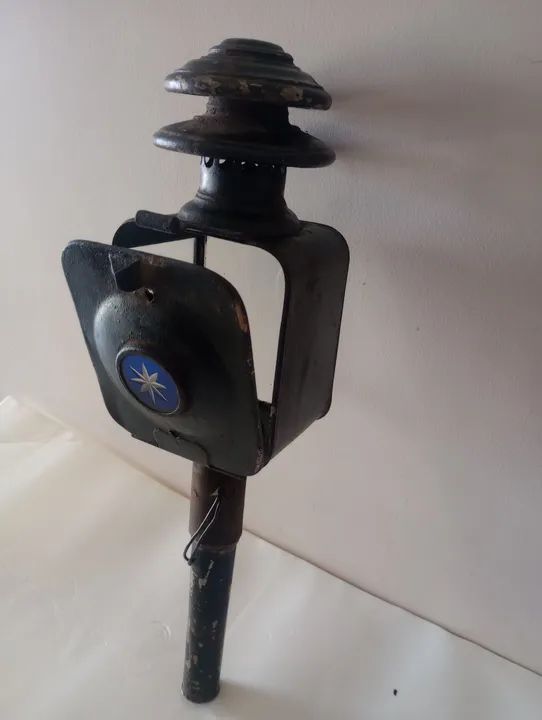 Antiga lanterna de carruagem década 50 - Foto 6