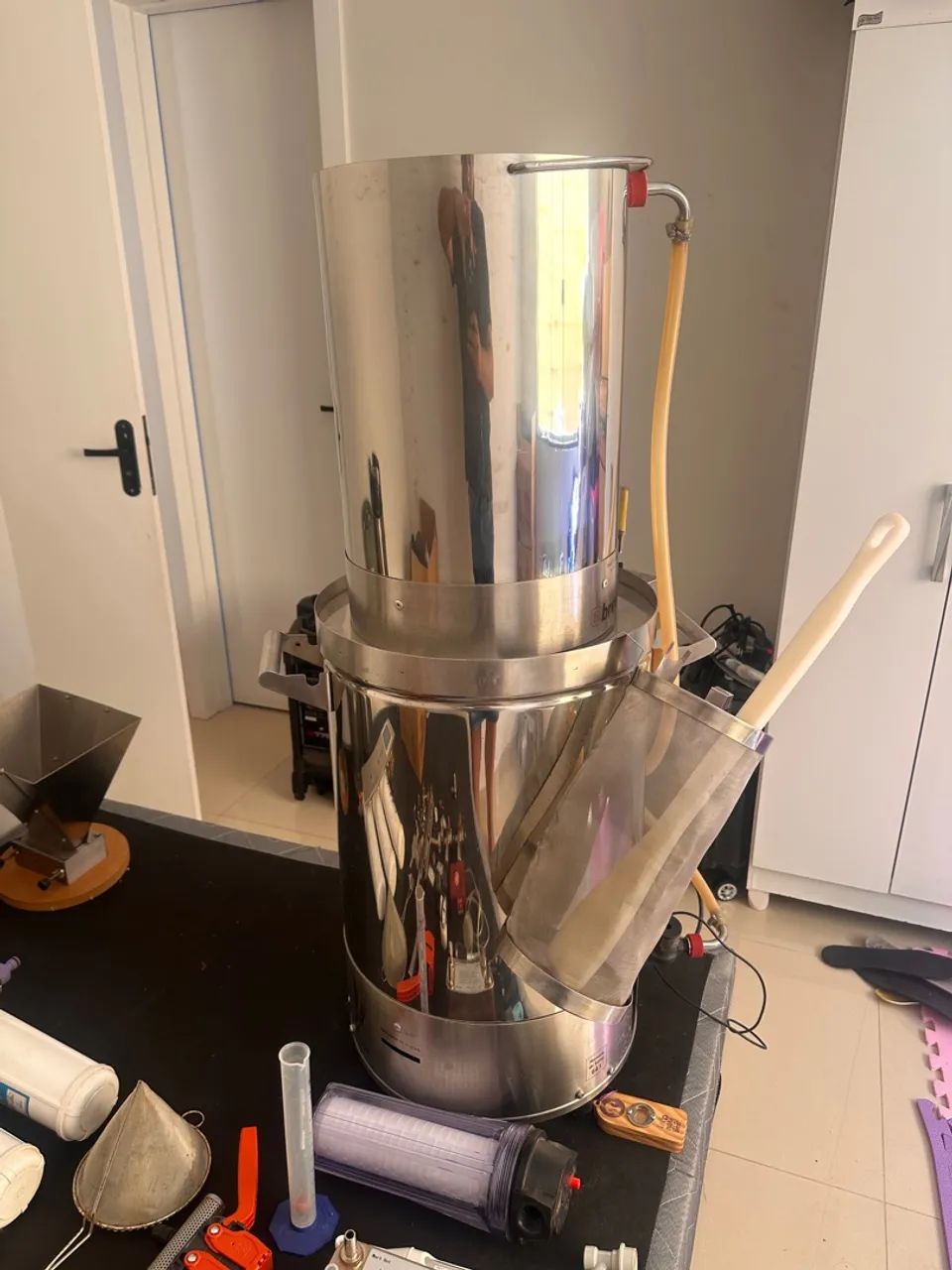 Kit de peças para equipamentos industriais para produção de cerveja artesanal  - Foto 5