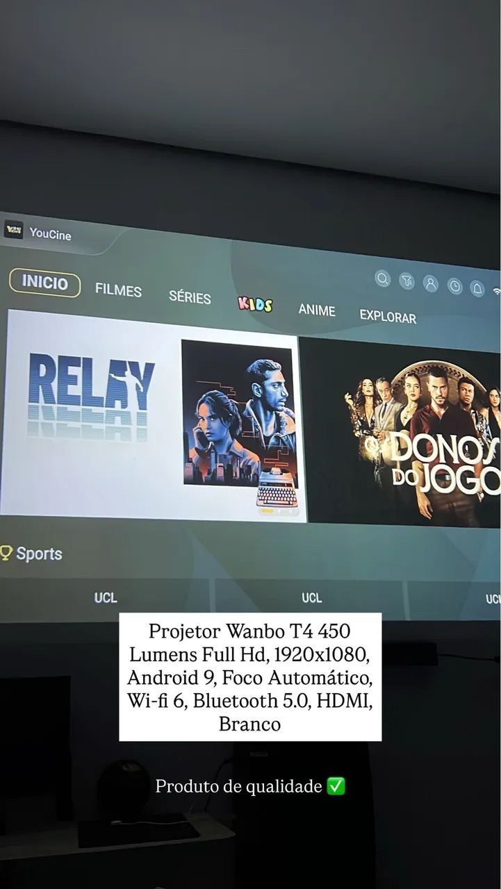 Projetor Wambo T464522266850561124