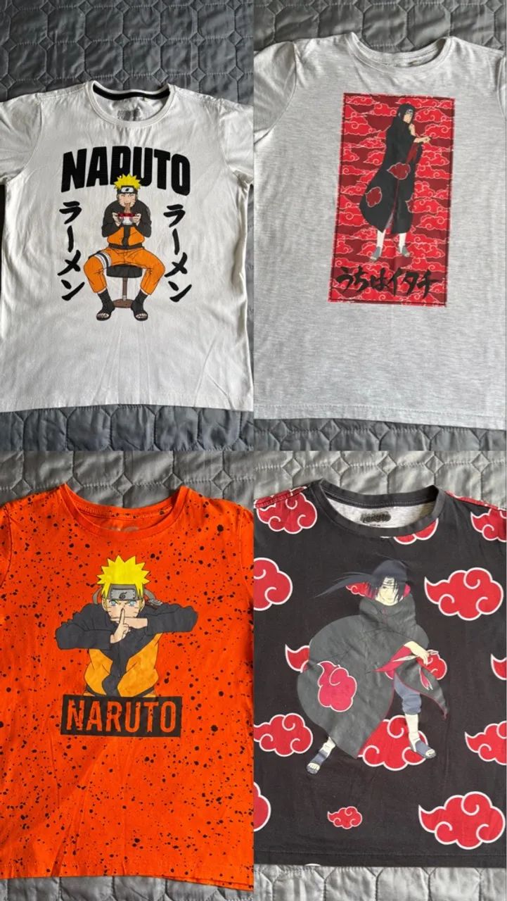 Kit com 7 Camisas Infantis - Tamanho 12