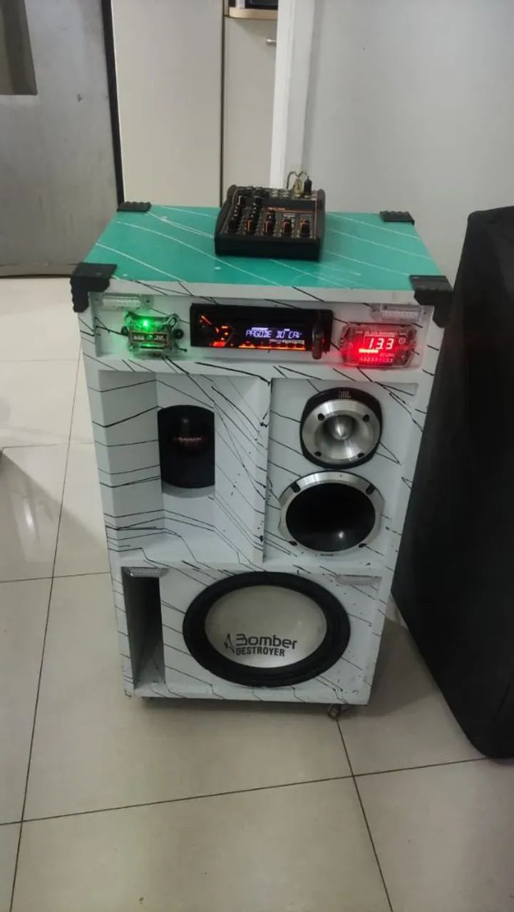 CAIXA DE SOM BOB MODULO. 1200RMS E 400 RMS