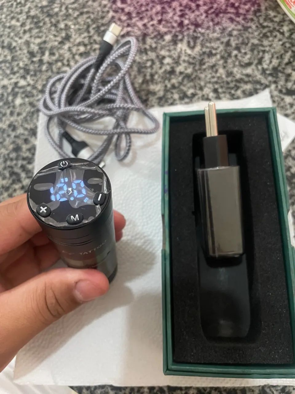 Máquina de tatuagem e micropigmentação EZ Tattoo - Foto 2