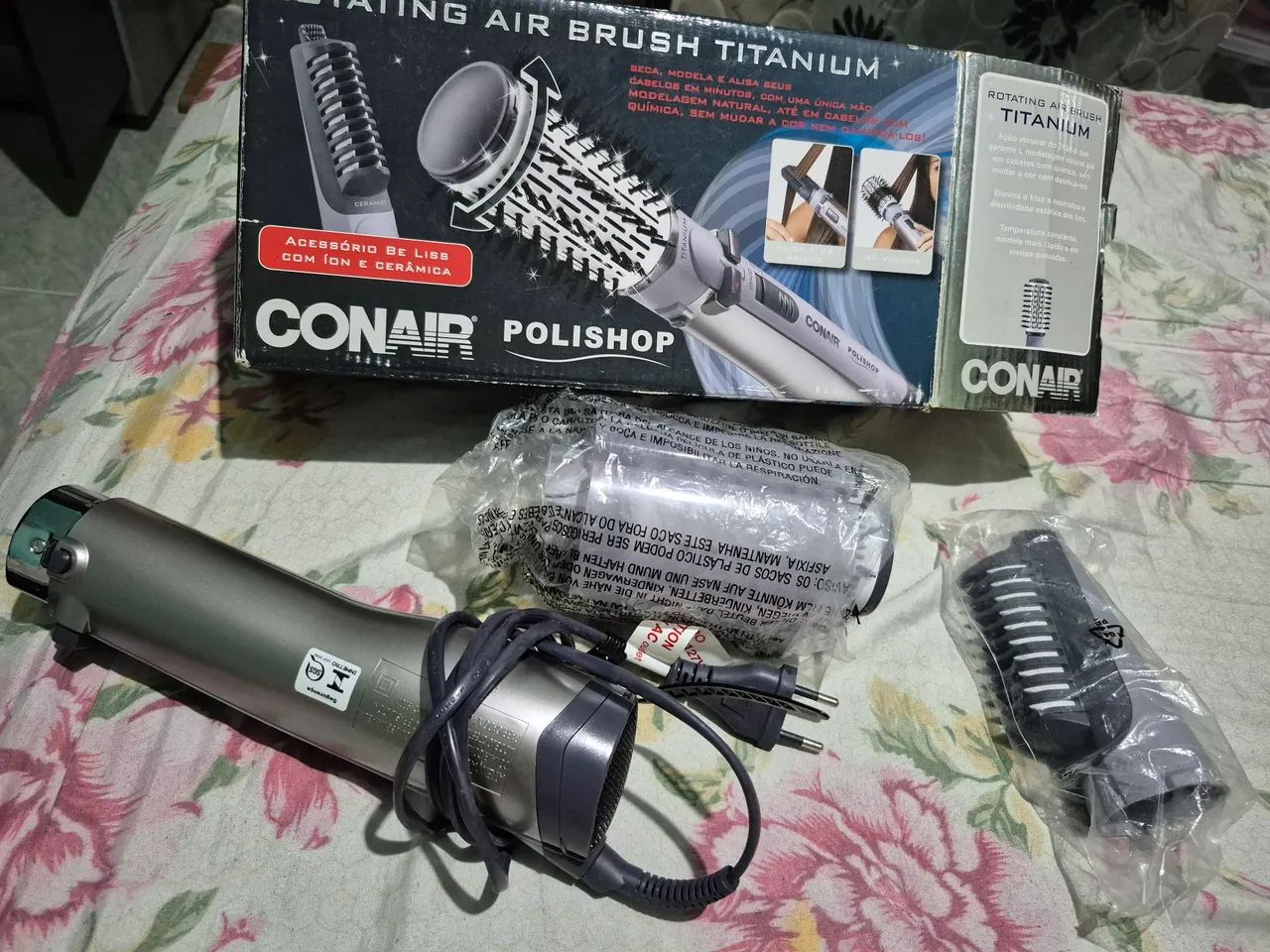 Secador de Cabelo Rotativo Conair Titanium - Foto 3
