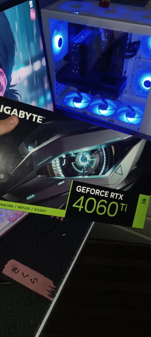 Placa de Vídeo RTX 4060 Ti Eagle OC 8GB