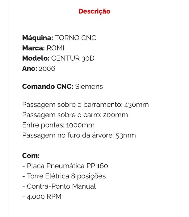 Torno CNC ROMI - Foto 6