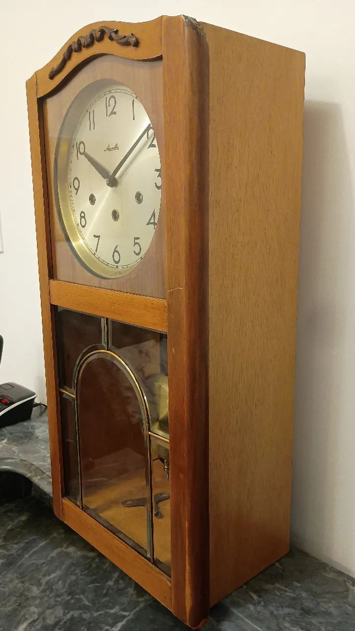 Relógio Carrilhão Alemão de Parede. Ano Aproximado: 1920. - Foto 3