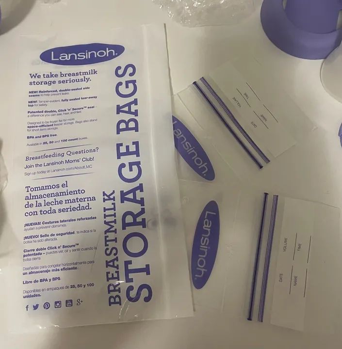 Bomba Tira Leite Elétrica Lansinoh Single - Foto 4