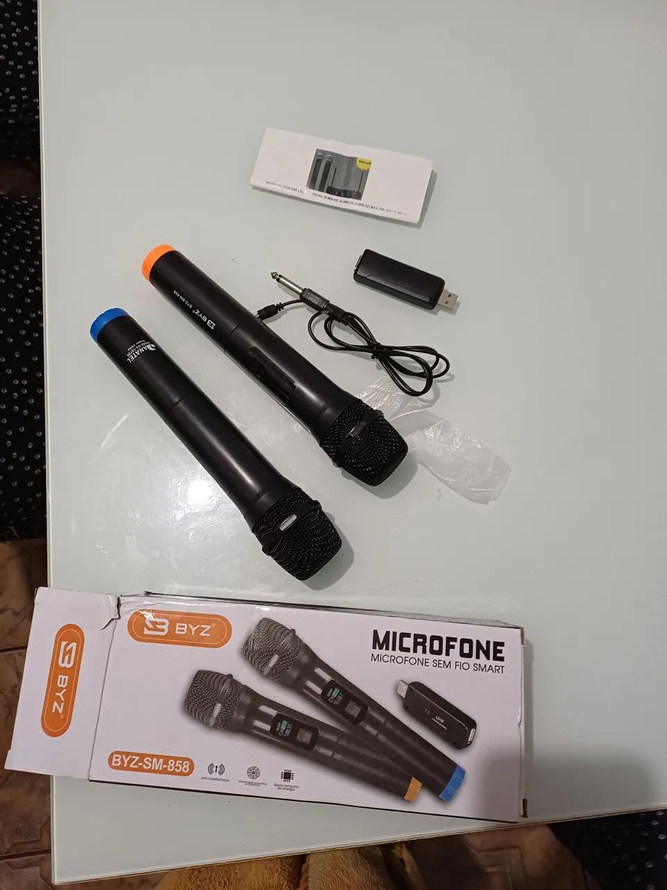 Par de microfone para fazer a festa R$99 - Foto 3