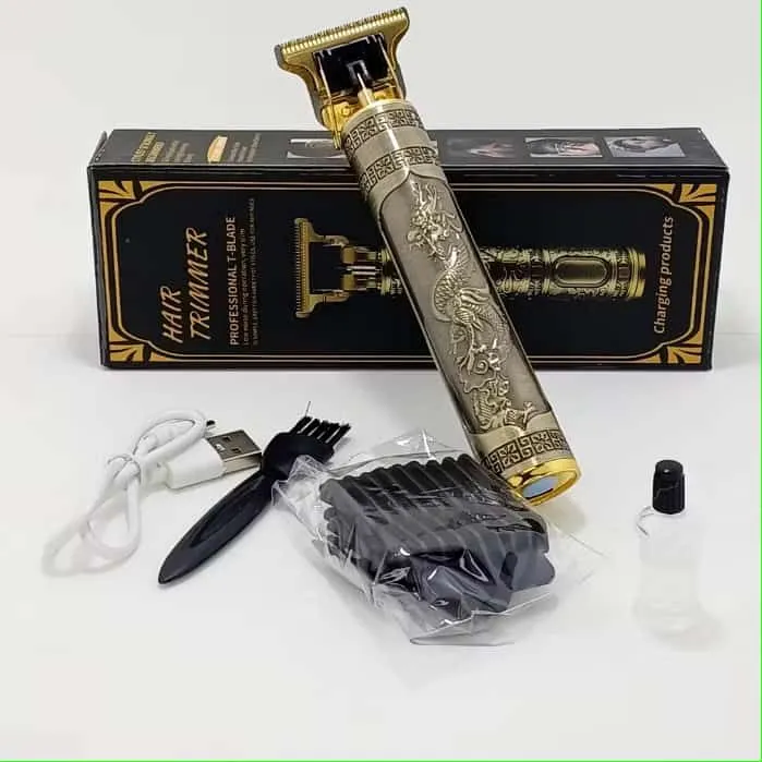 Máquina de Cortar Cabelo Profissional - Barbeador Elétrico Recarregável