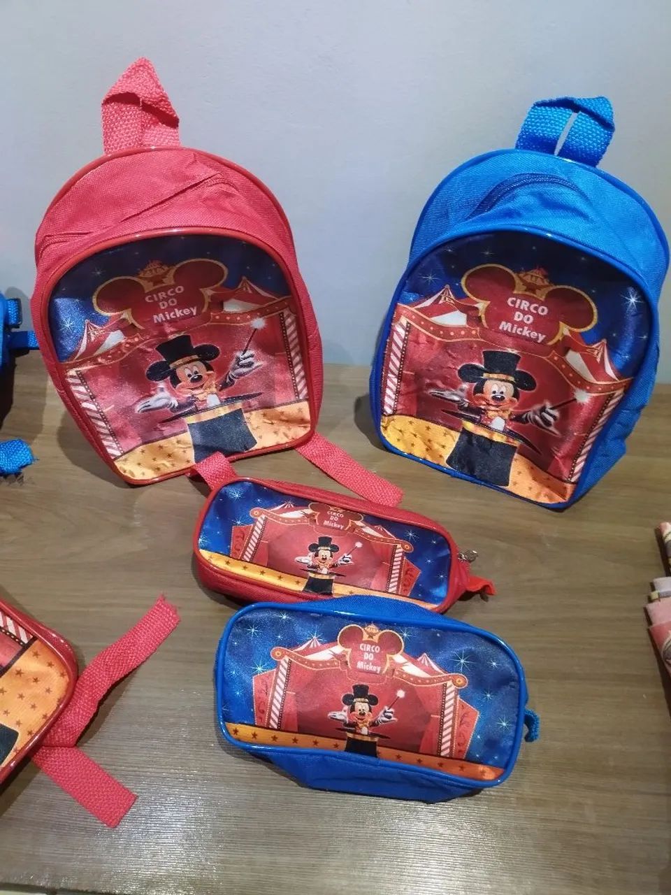 10 kit Mochila e Estojo Circo do Mickey - Foto 3