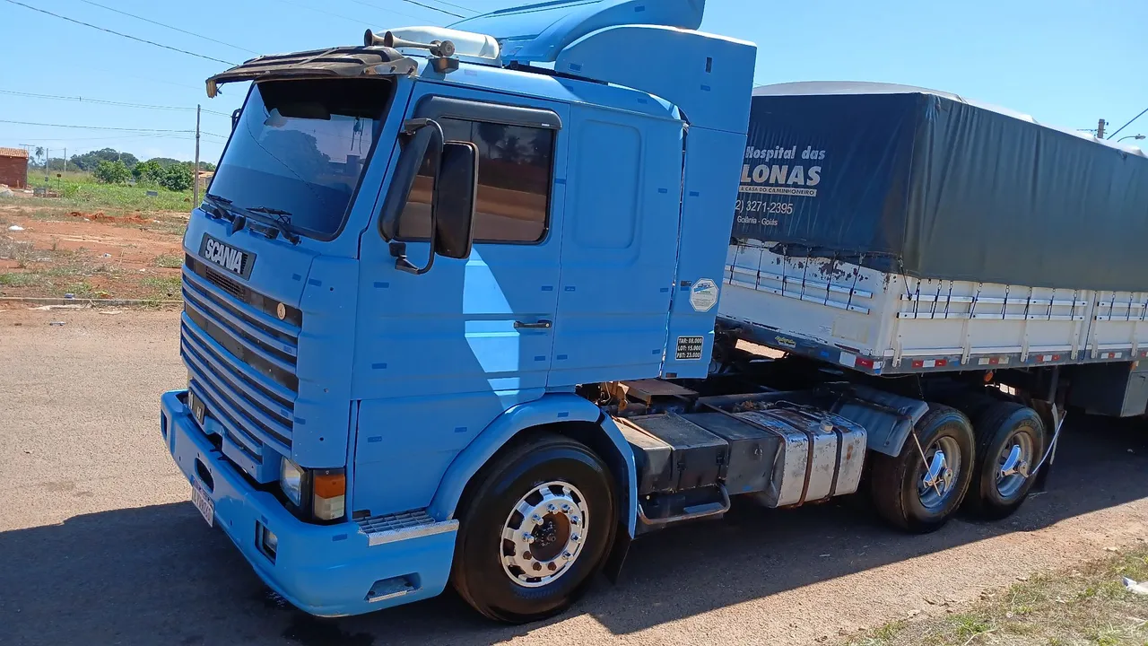 Scania 113 320 ano 95/96 carreta schifer ls 93/93.valor 155 mil no conjunto