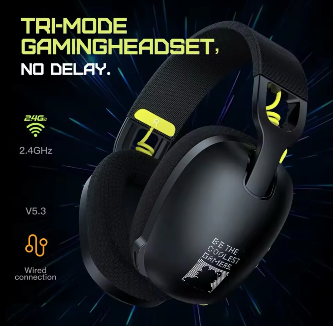 Headset Gamer onikuma B2 SEM FIO
