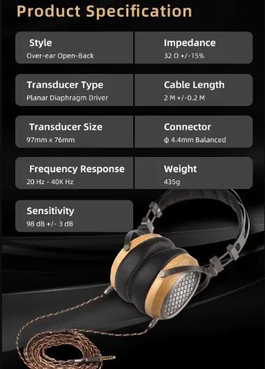 Fone de ouvido SIVGA P2 Pro - Perfeito estado! Headphone Som